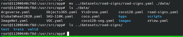 Moving metada to correct folder